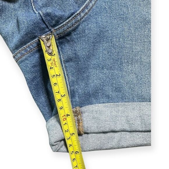 Lane Bryant Jean Shorts Womens 22 Curvy Mid-Rise Boyfriend Medium Wash Denim - Picture 5 of 6